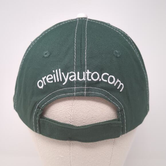 O'Reilly Auto Parts Strapback Baseball Cap Green One Size Adjustable Embroidered - Picture 6 of 9